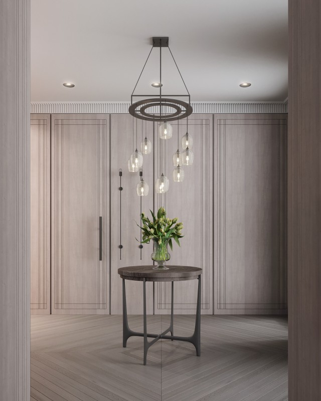 Просторные апартаменты, оформленные в пастельных тонах