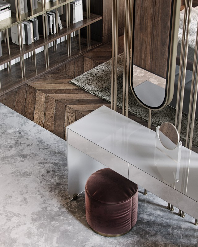 Роскошный интерьер квартиры площадью 107 кв.м.