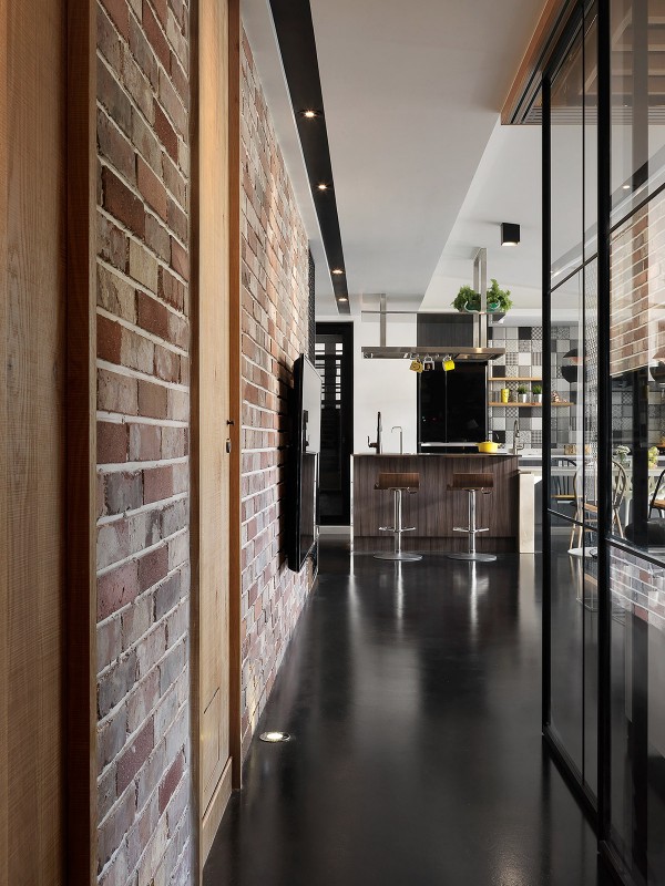 Современная квартира в индустриальном стиле Современная квартира в индустриальном стиле