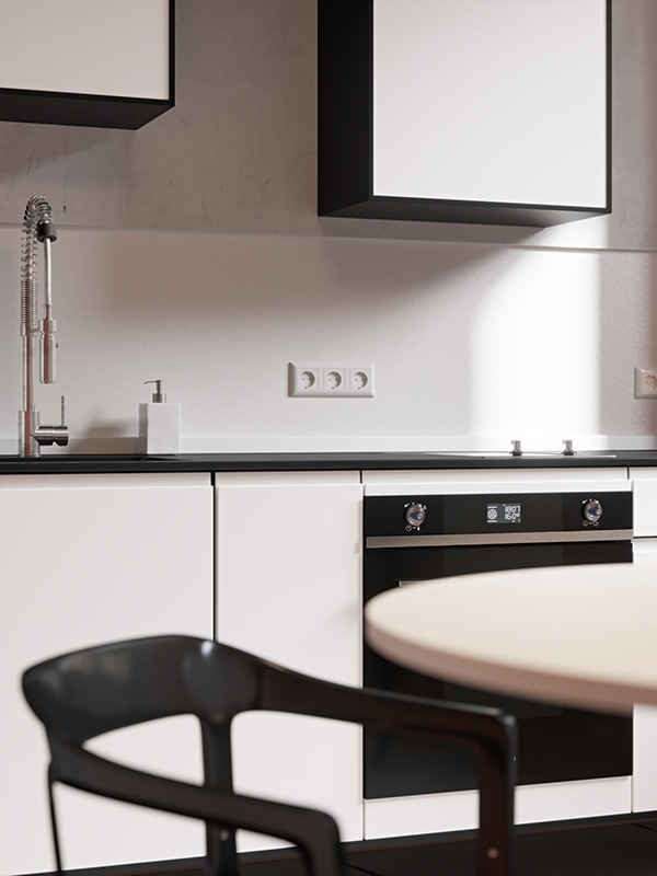 Акцентная стена в интерьере литовской квартиры