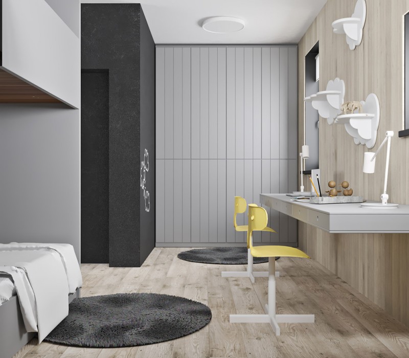 Дизайн-проект апартаментов в стиле "минимализм"