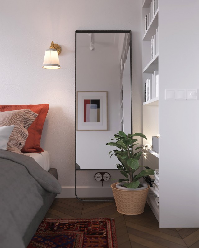 Эклектичный интерьер в скандинавском стиле