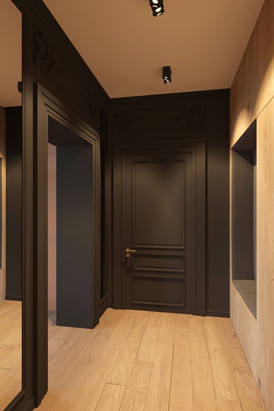 Эклектичный стиль с элементами классики и лофт