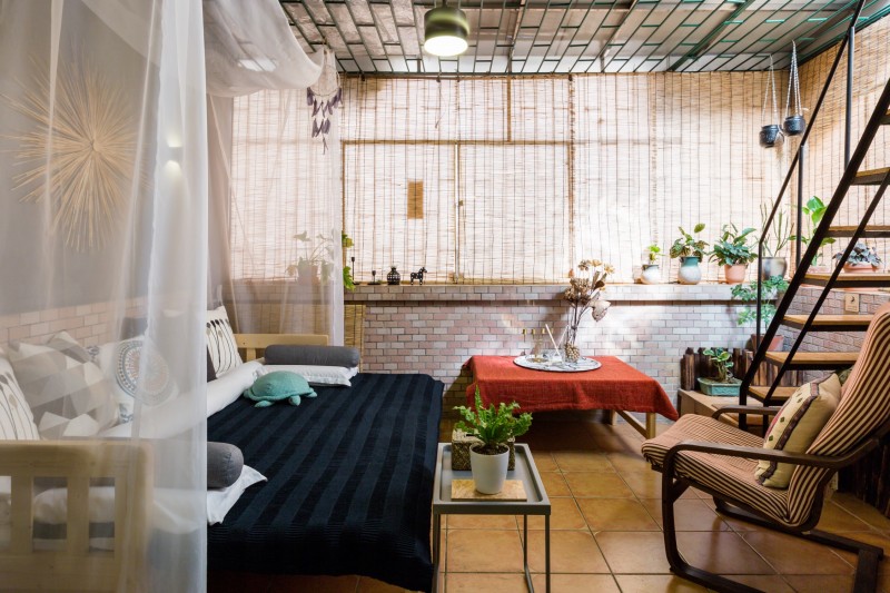 Экзотический интерьер апартаментов в Гуанчжоу