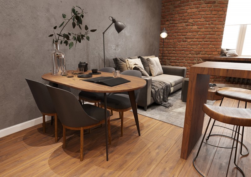 Интерьер небольшой квартиры