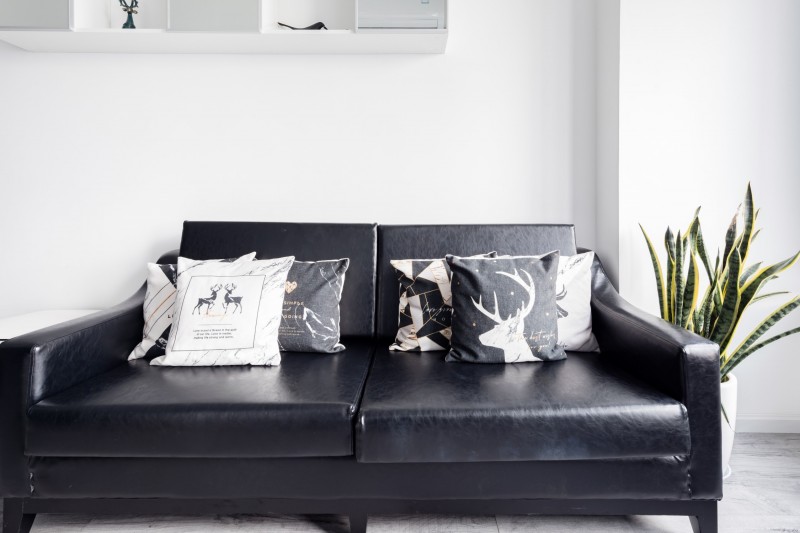 Интерьер в черно-белых тонах Интерьер в черно-белых тонах