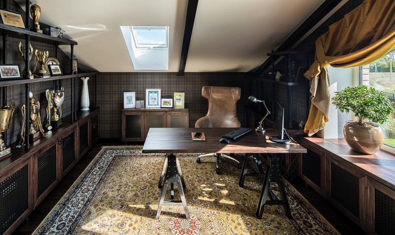 Необычные элементы декора и система освещения в загородном доме Необычные элементы декора и система освещения в загородном доме