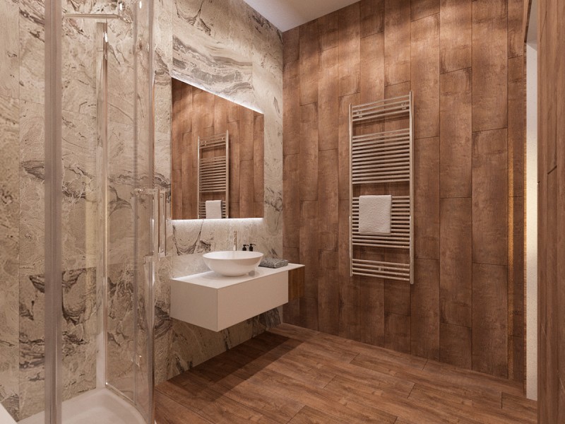 Просторная квартира для молодой девушки, оформленная в нежных тонах