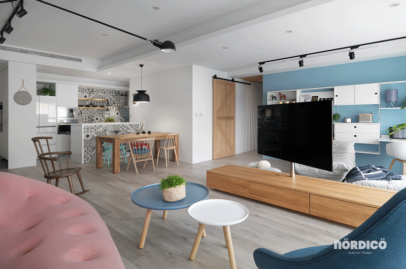 Светлая просторная квартира в Тайбэе, Китай Светлая просторная квартира в Тайбэе, Китай