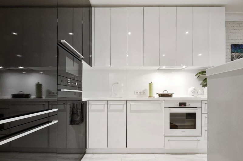 Зонирование с помощью стеклянных перегородок