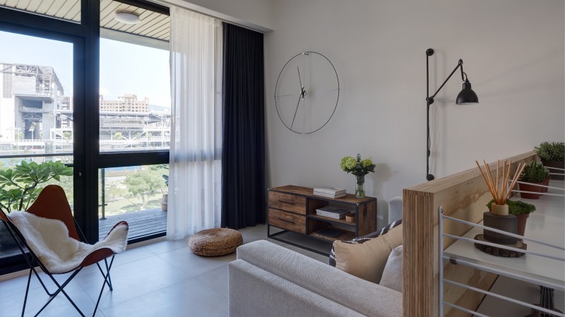 Двухуровневые апартаменты в Тайбэе