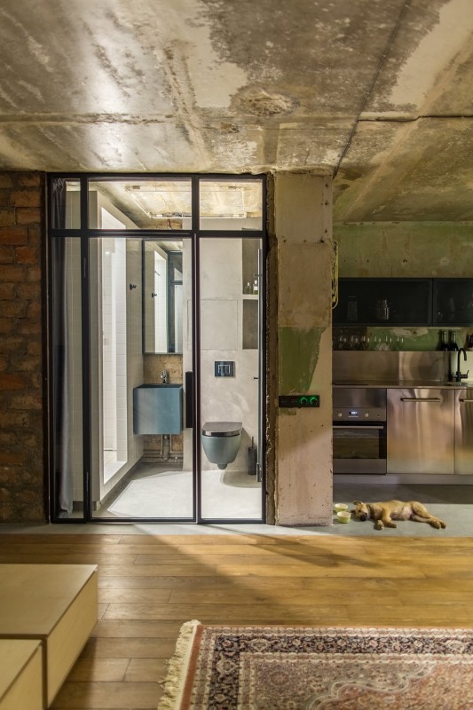 Интерьер киевской квартиры в индустриальном стиле