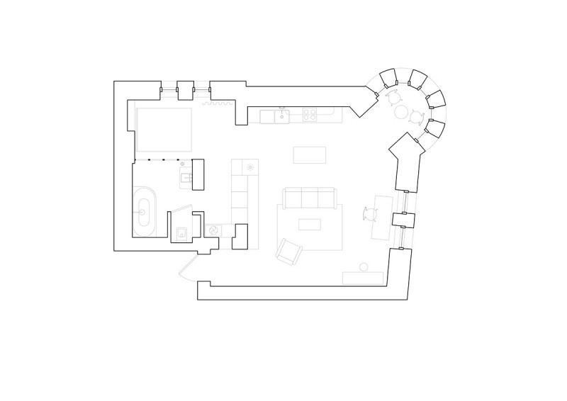 Интерьер квартиры в эклектичном стиле