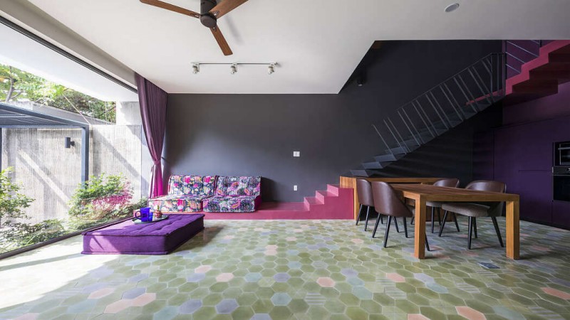 Интерьер дома в городе Хошимин, Вьетнам