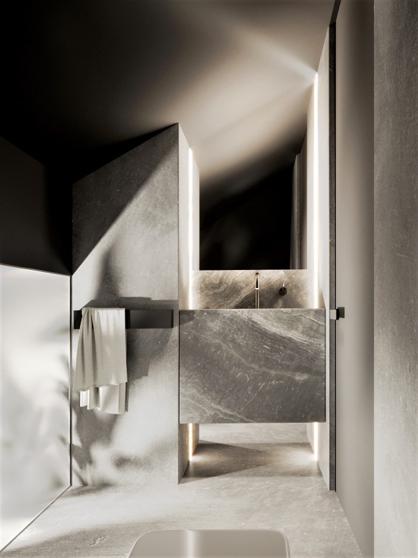 Контрастный дизайн интерьера