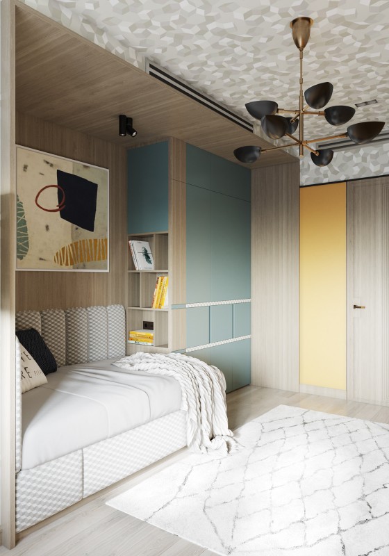 Квартира, оформленная в приглушенных тонах