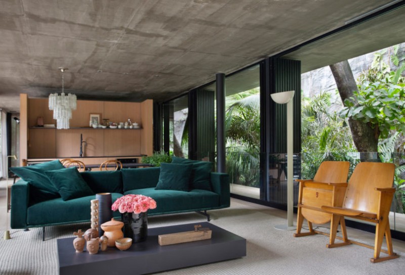 Минималистский дизайн дома площадью 201 м2 в Рио-де-Жанейро