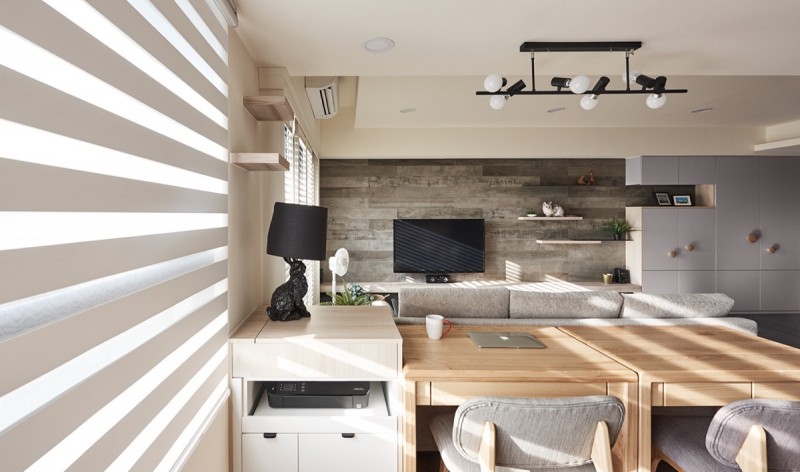 Интерьер квартиры в Тайбэе, Тайвань Интерьер квартиры в Тайбэе, Тайвань