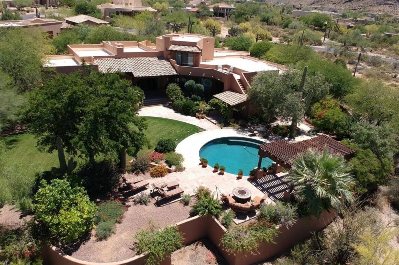 Интерьер особняка в городе Скоттсдейл, Аризона Интерьер особняка в городе Скоттсдейл, Аризона