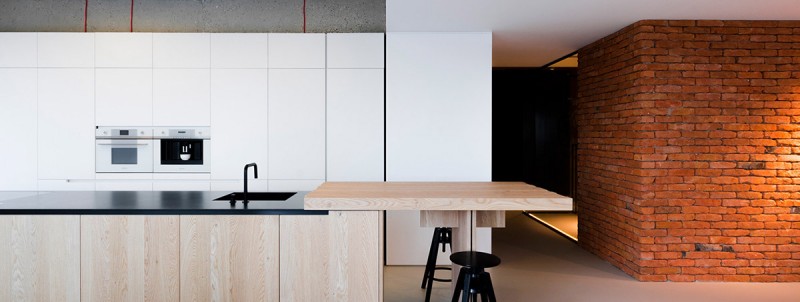 Легкий и спокойный интерьер в индустриальном стиле