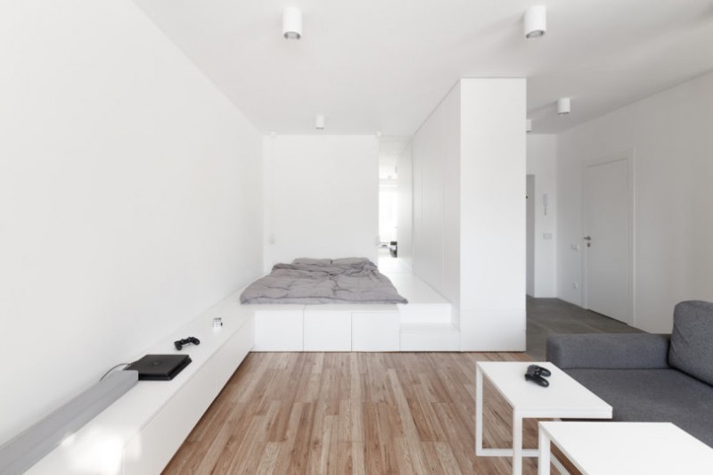 Минималистичный интерьер студии во Львове