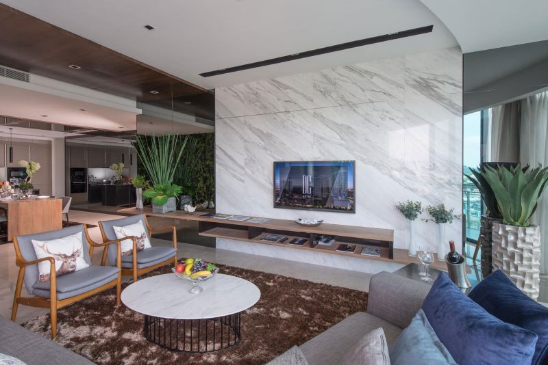 Органичная и свежая атмосфера апартаментов в Куала-Лампур