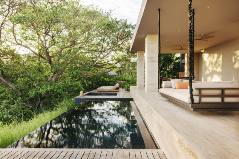 Современная вилла на побережье Тихого океана