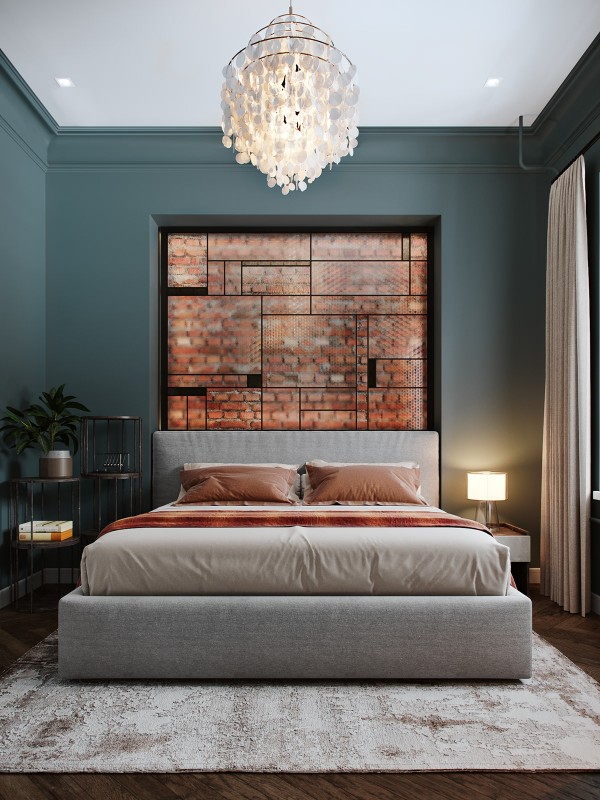 Элегантный интерьер трехкомнатной квартиры