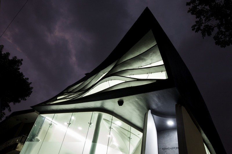 Футуристичный дизайн виллы