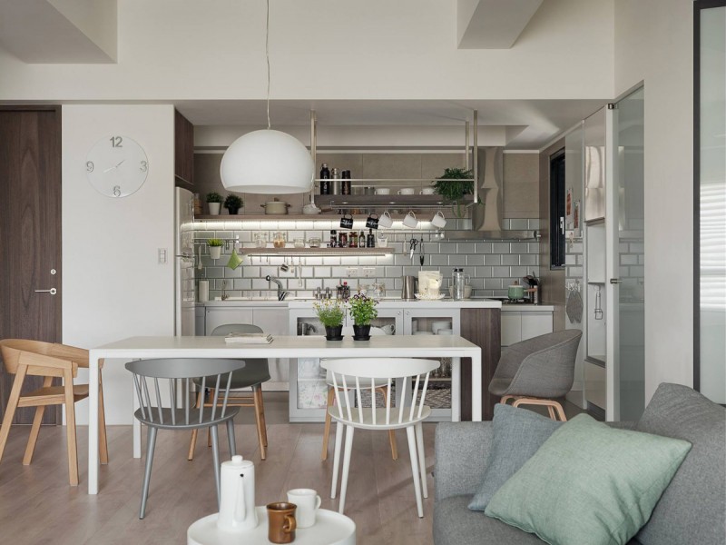 Гостиная, оформленная в нейтральной цветовой гамме Гостиная, оформленная в нейтральной цветовой гамме