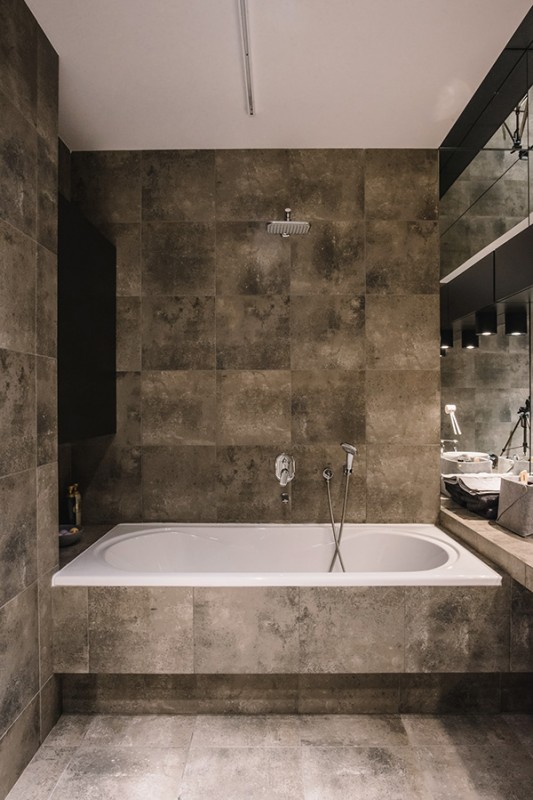 Интерьер двухэтажной квартиры для молодой семьи с ребенком