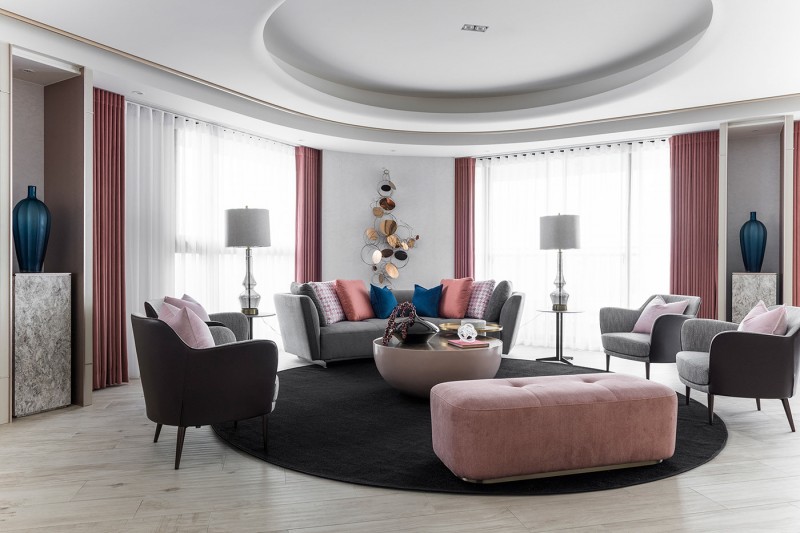 Интерьер квартиры в нежных тонах