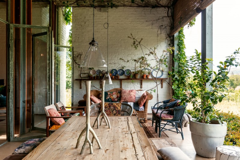 Интерьер современного сельского дома Интерьер современного сельского дома