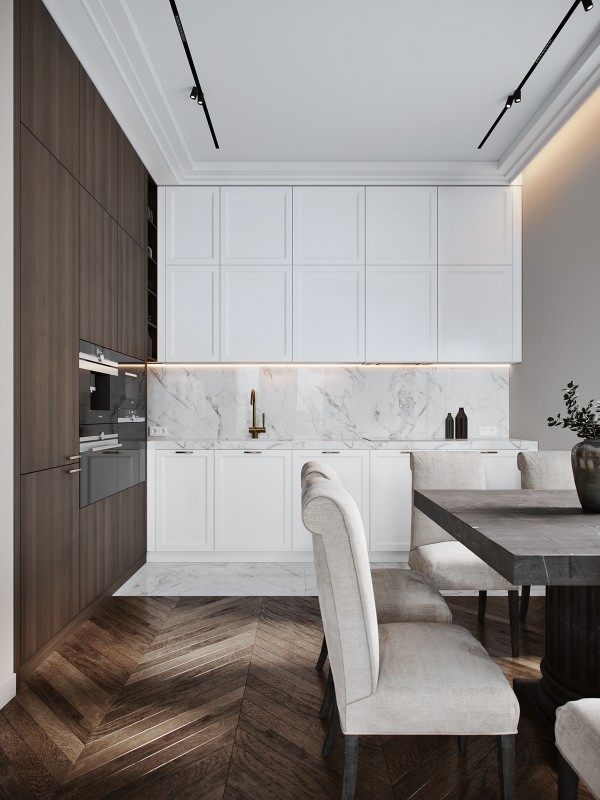 Интерьер светлых просторных апартаментов Интерьер светлых просторных апартаментов