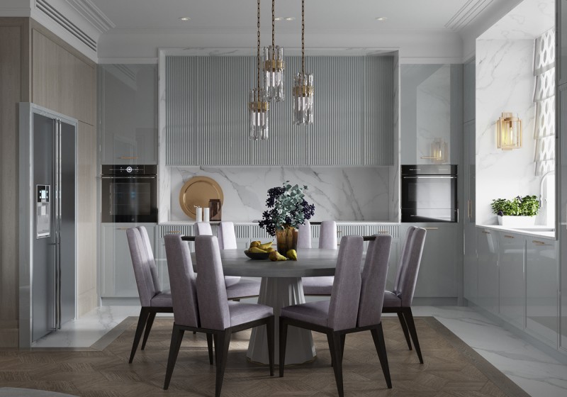 Квартира, оформленная в приглушенных тонах