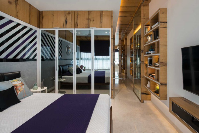 Апартаменты, состоящие из двух объединённых квартир в Мумбаи, Индия