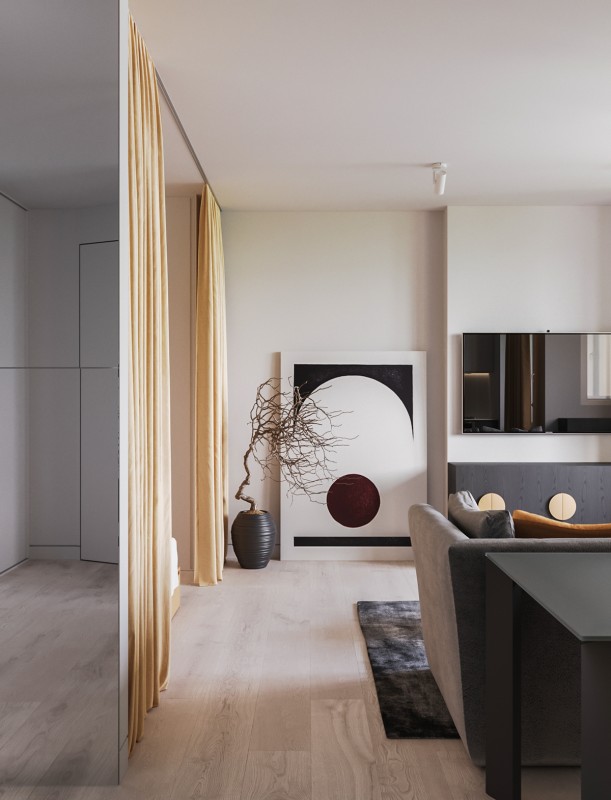 Интерьер квартиры-студии