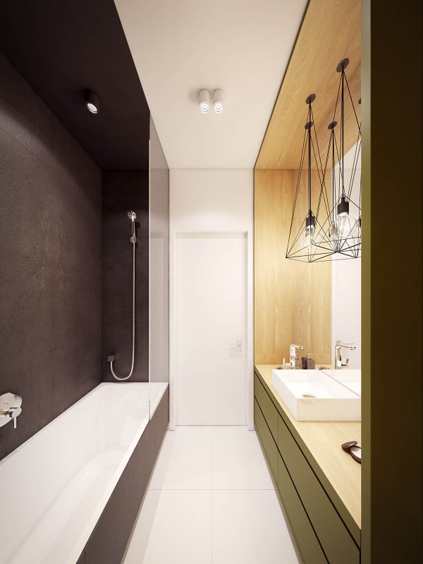 Комфортабельная современная квартира с красочными акцентами