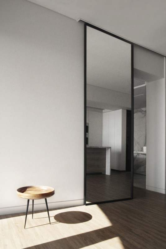 Минималистичная компактная квартира в Гонконге Минималистичная компактная квартира в Гонконге