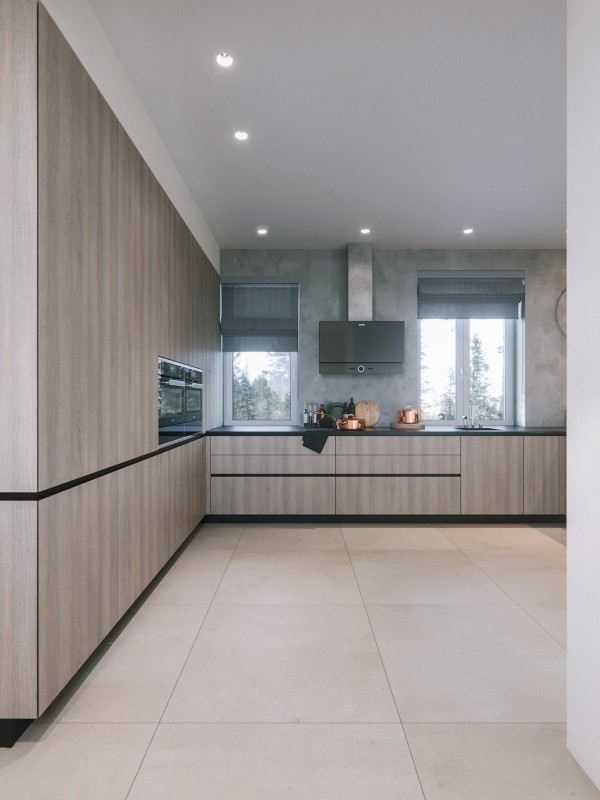 Современный загородный дом с бассейном и спа Современный загородный дом с бассейном и спа