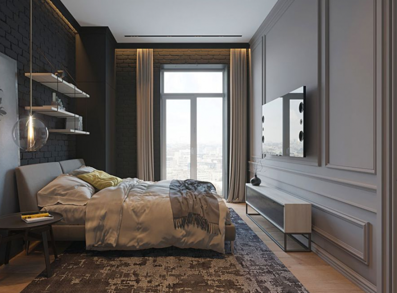 Эклектичный стиль с элементами классики и лофт