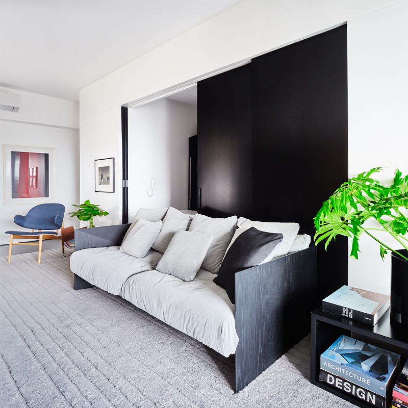 Функциональный интерьер квартиры в Сан-Паулу, Бразилия