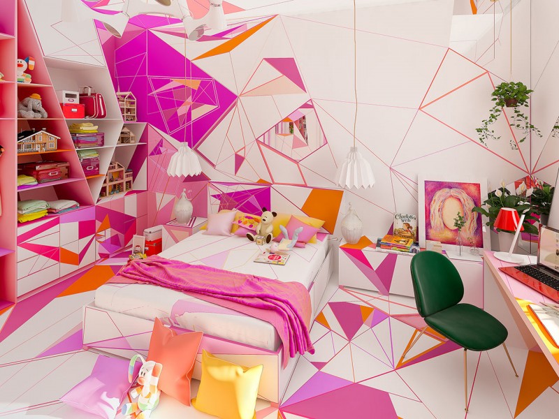 Интерьер дома в Софии, Болгария, вдохновленный работами импрессионистов XIX века Интерьер дома в Софии, Болгария, вдохновленный работами импрессионистов XIX века