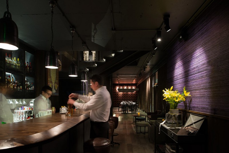 Интерьер ресторана в Чили