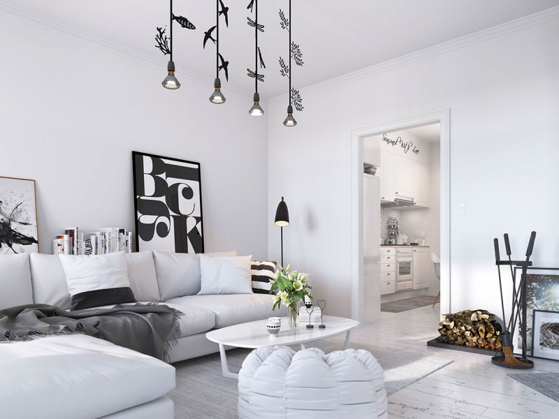 Квартира в скандинавском стиле Квартира в скандинавском стиле
