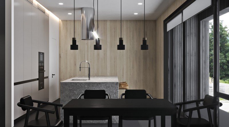 Дизайн-проект апартаментов в стиле "минимализм"