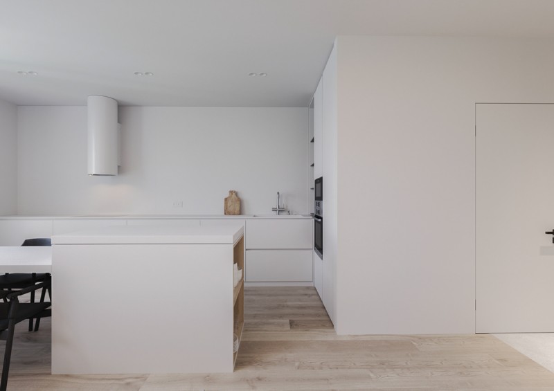 Двухуровневые апартаменты в стиле "минимализм" Двухуровневые апартаменты в стиле "минимализм"