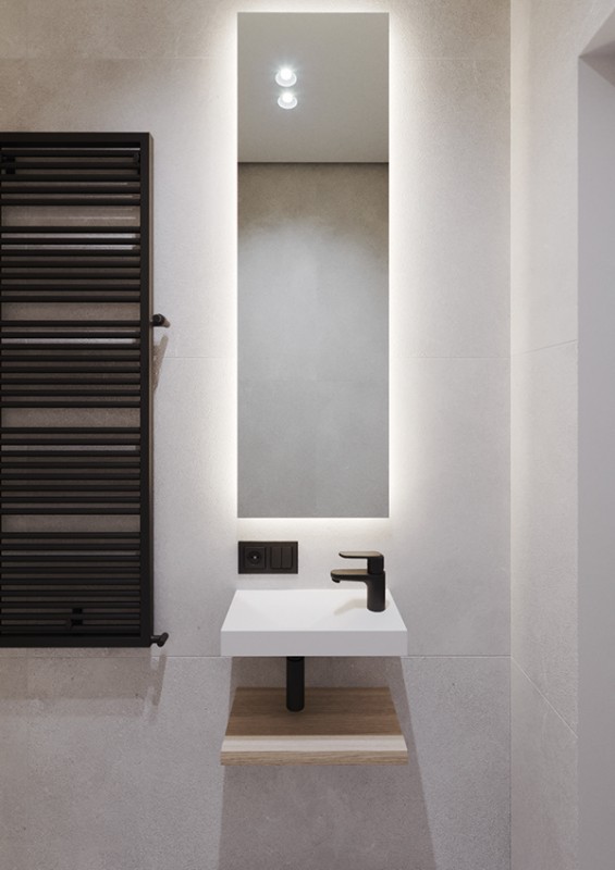 Двухуровневые апартаменты в стиле "минимализм" Двухуровневые апартаменты в стиле "минимализм"