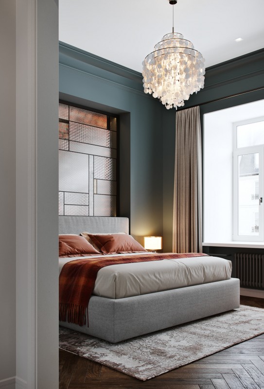 Элегантный интерьер трехкомнатной квартиры