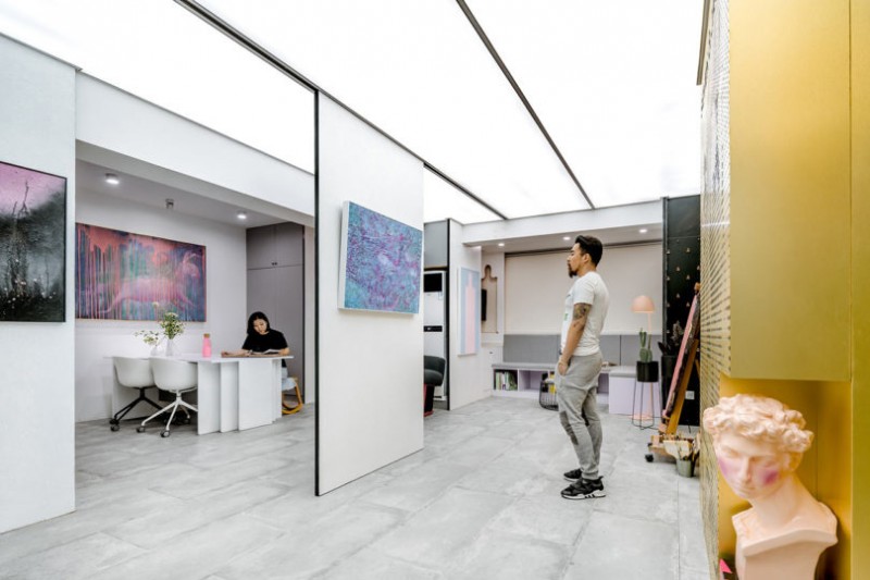 Квартира и творческая студия для семейной пары в Шанхае